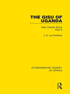 cover image of The Gisu of Uganda
